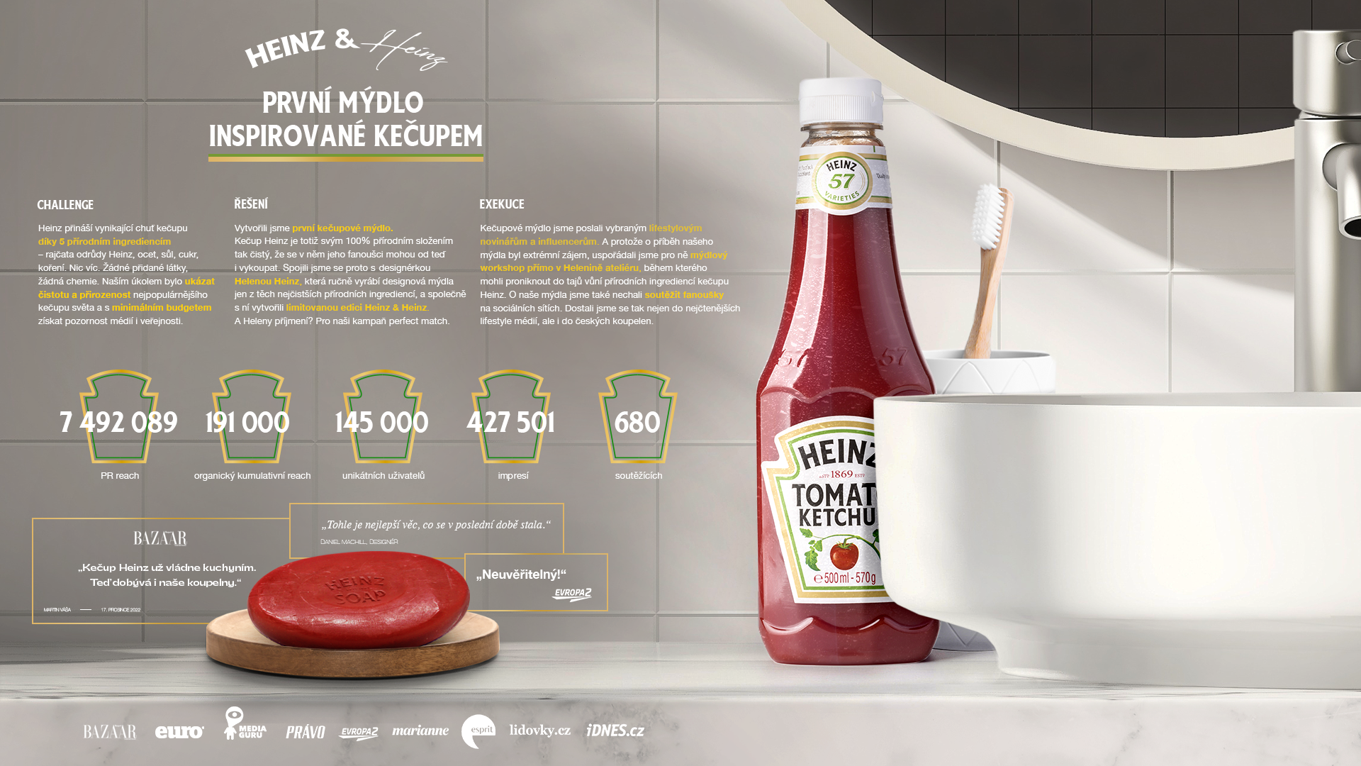 Heinz: První mýdlo inspirované kečupem